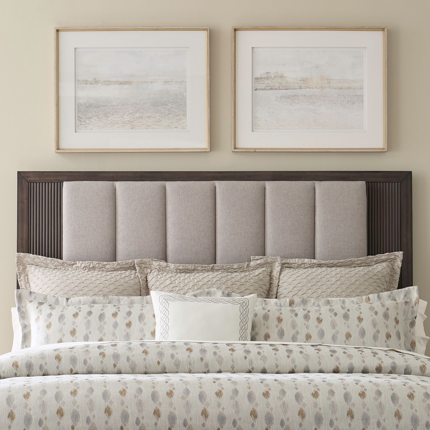Modern Edge - Upholstered Panel Headboard - Hornell Furniture Outlet