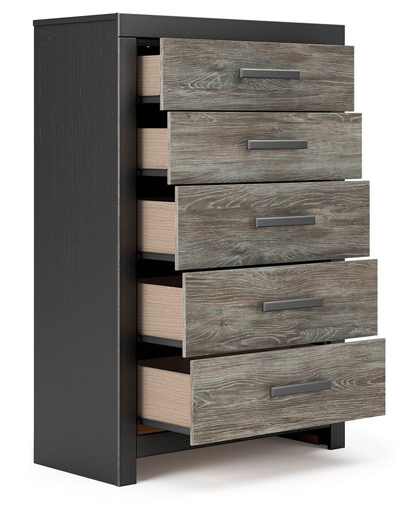 Broachmyn - Five Drawer Chest - Hornell Furniture Outlet