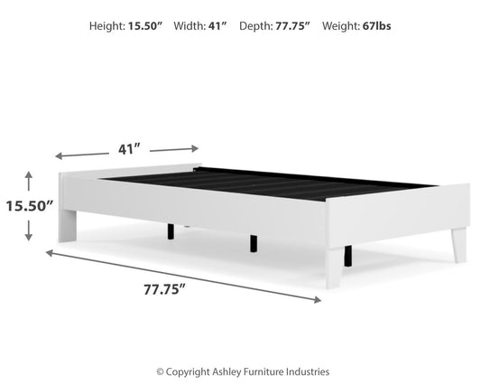 Piperton - Platform Bed - Hornell Furniture Outlet