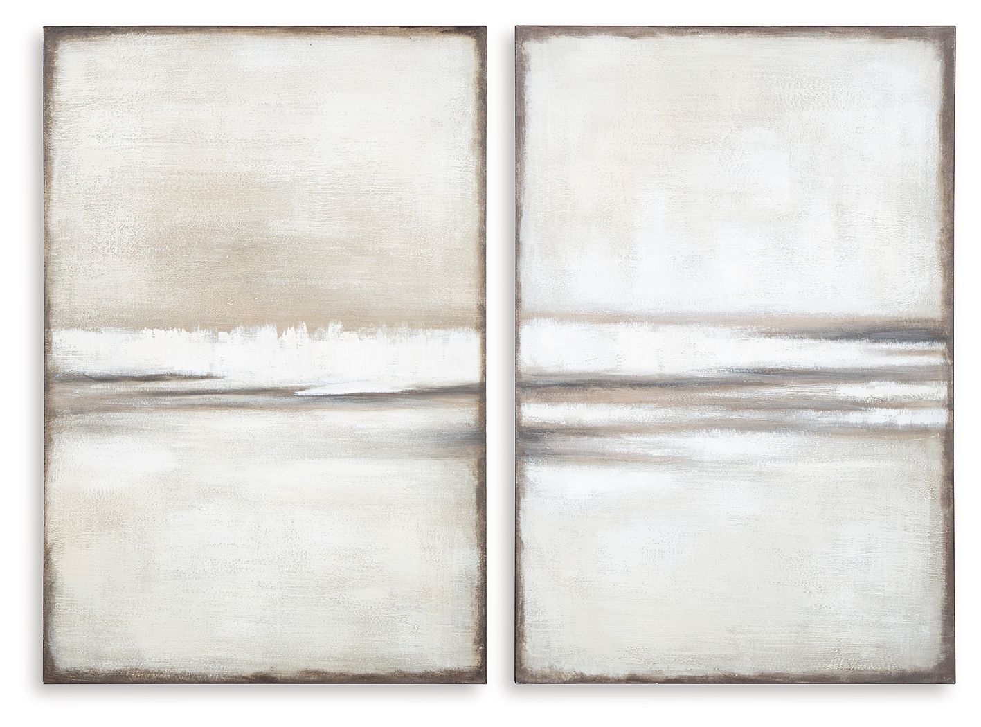 Brockdunn - Tan / Brown - Wall Art Set (Set of 2) - Hornell Furniture Outlet