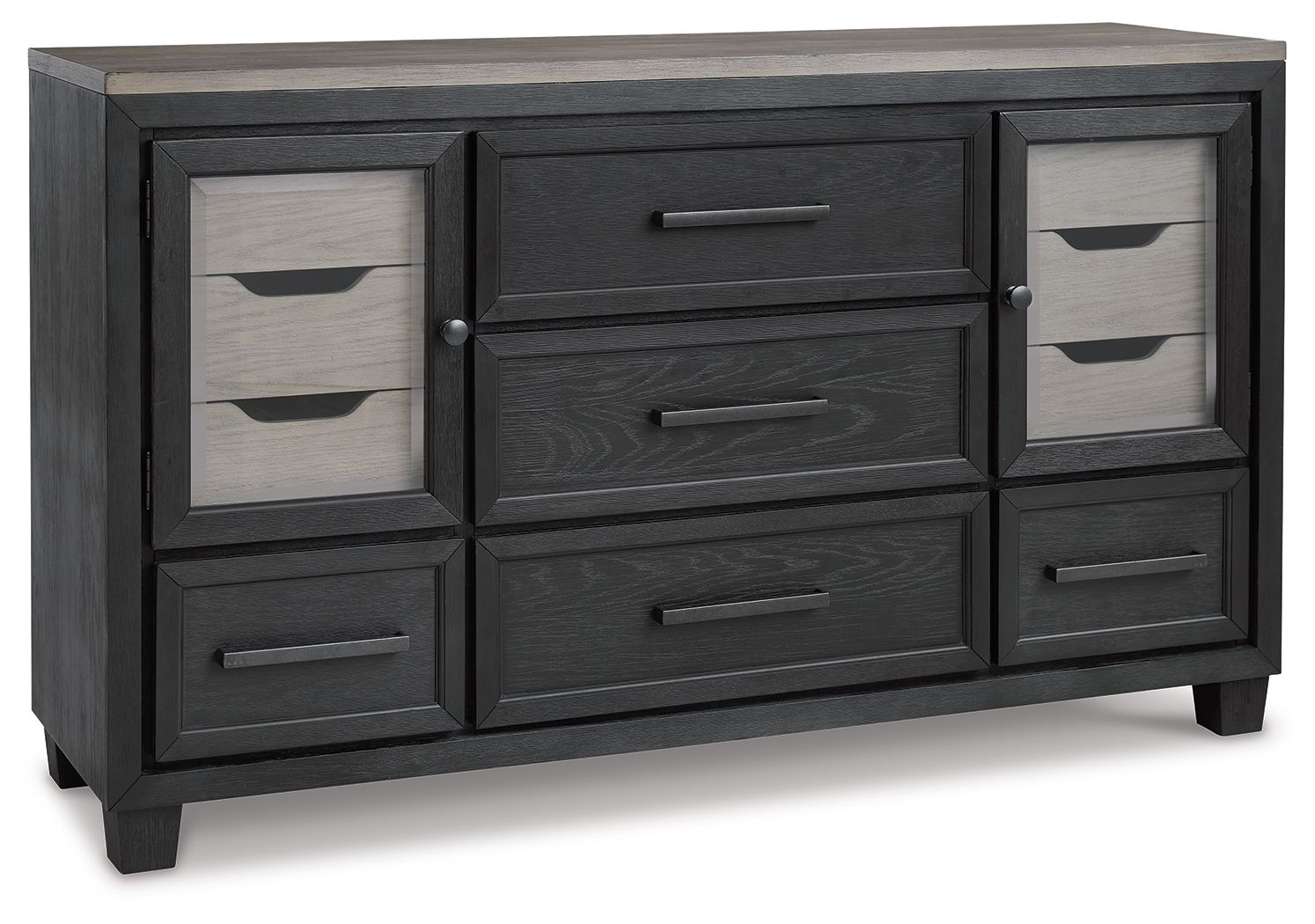 Foyland - Dresser, Mirror - Hornell Furniture Outlet