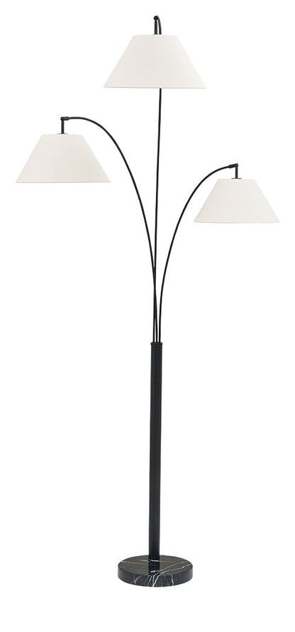 Gibbswellner - Metal Arc Lamp - Black - Hornell Furniture Outlet