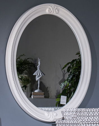 Kozlani - White - Bedroom Mirror - Hornell Furniture Outlet
