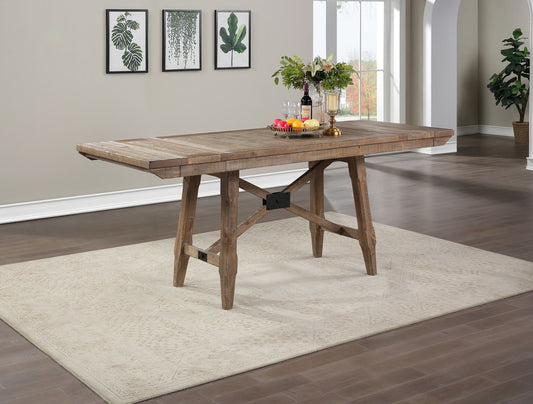 Riverdale - Counter Table And Base - Light Brown - Hornell Furniture Outlet