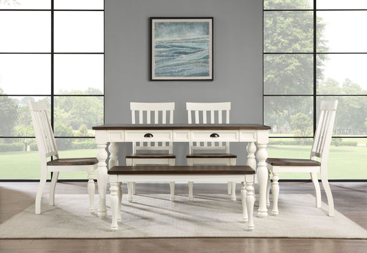 Joanna - Dining Set With Two Tone Table