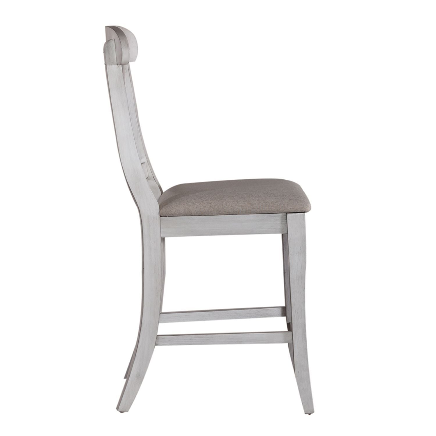 Ocean Isle - Upholstered X Back Counter Chair - Hornell Furniture Outlet