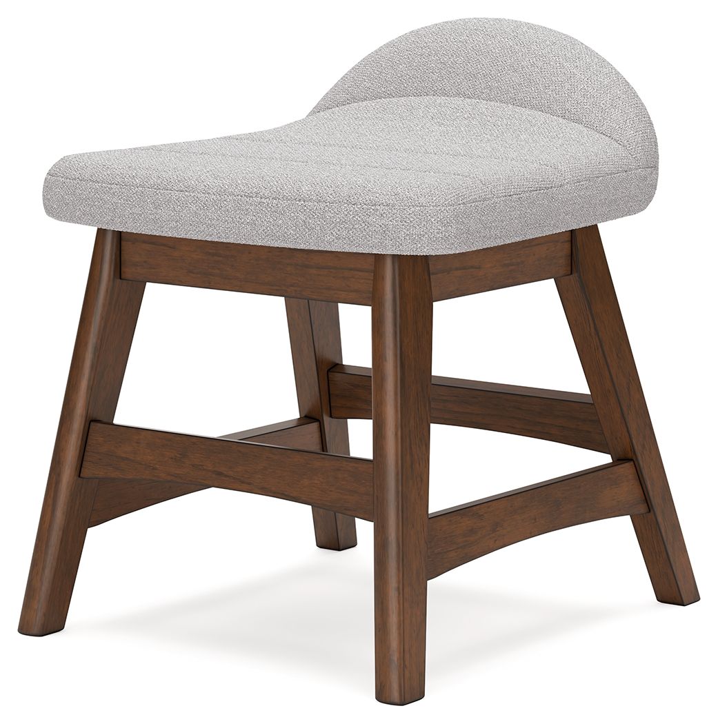 Lyncott - Light Gray / Brown - Home Office Desk Chair - Hornell Furniture Outlet