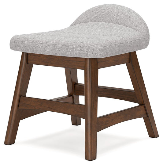 Lyncott - Light Gray / Brown - Home Office Desk Chair - Hornell Furniture Outlet