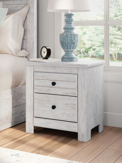 Makidern - Two Drawer Night Stand - Hornell Furniture Outlet