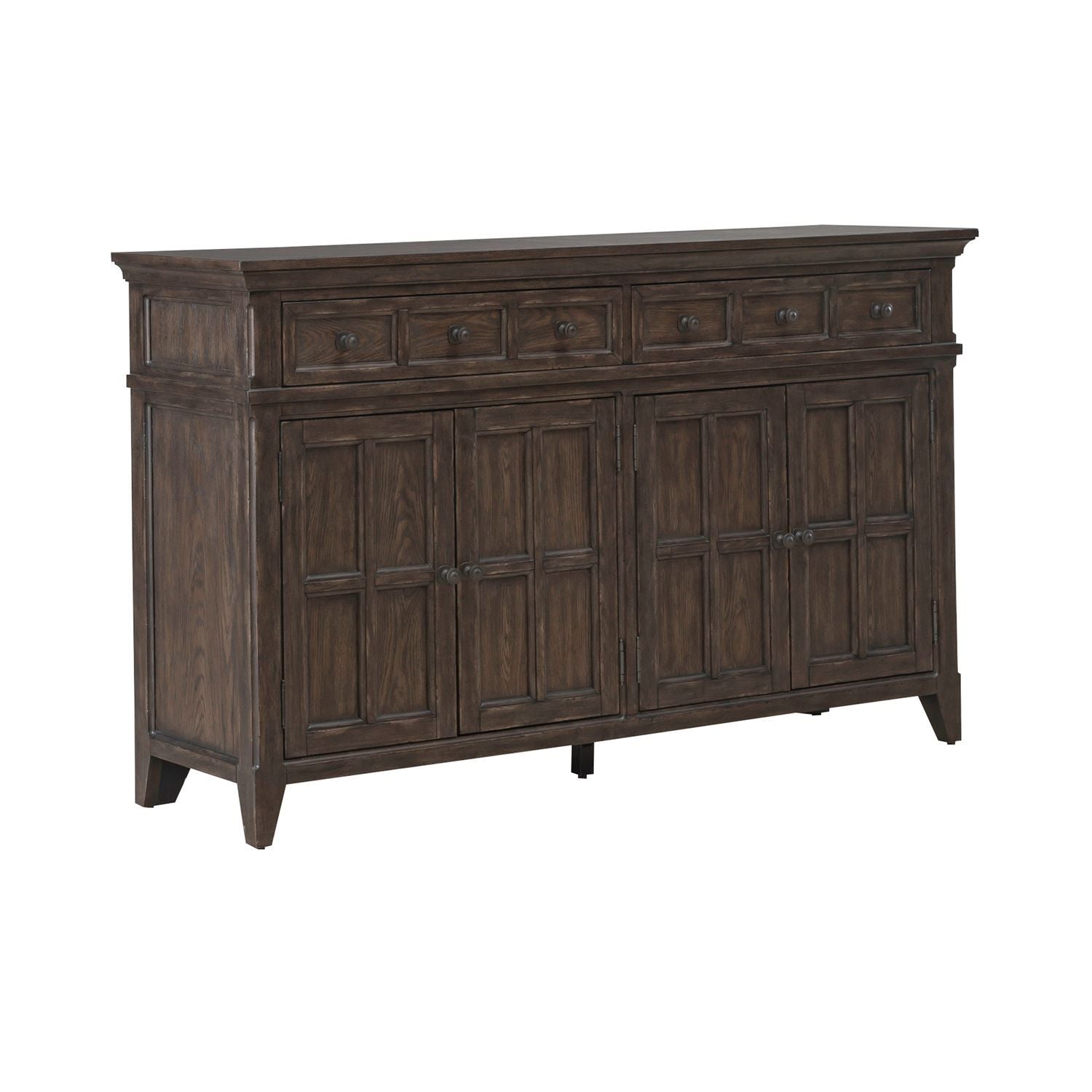 Paradise Valley - Buffet - Dark Brown - Hornell Furniture Outlet