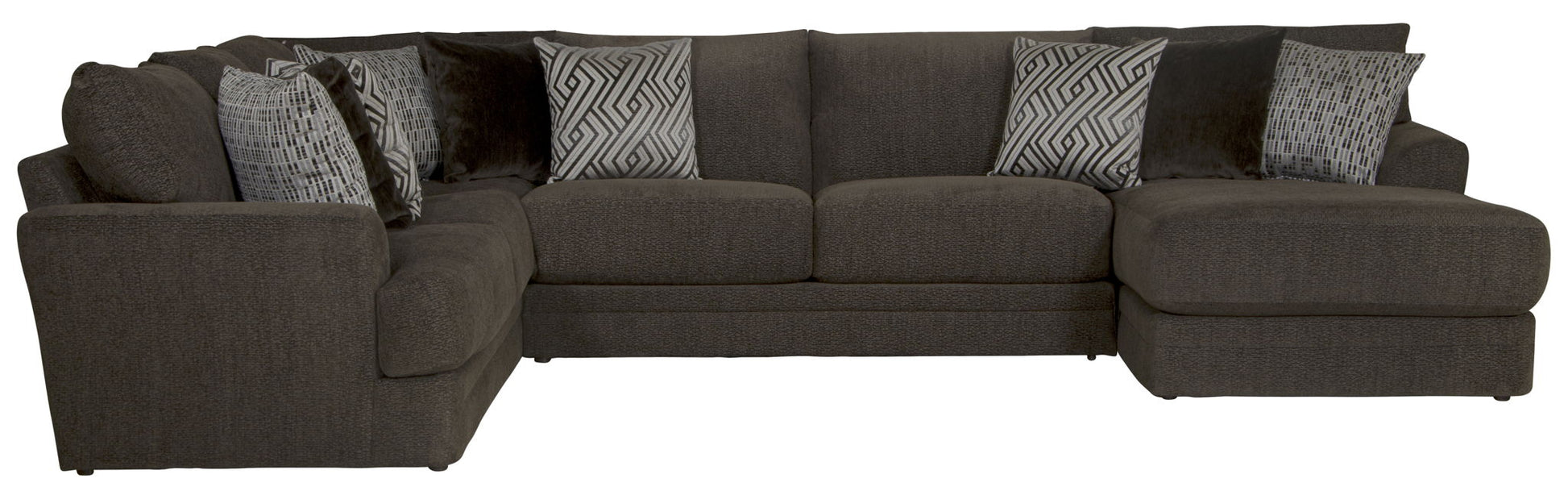 Galaxy - Sectional With Included Accent Pillows - Hornell Furniture Outlet