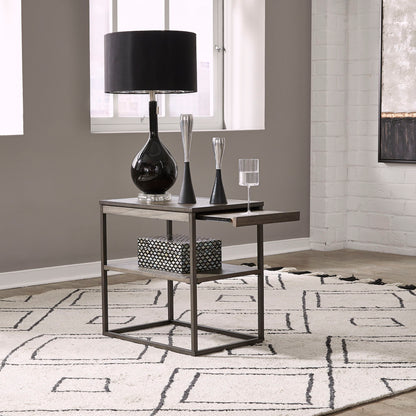 Jamestown - Chair Side Table - Tobacco - Hornell Furniture Outlet