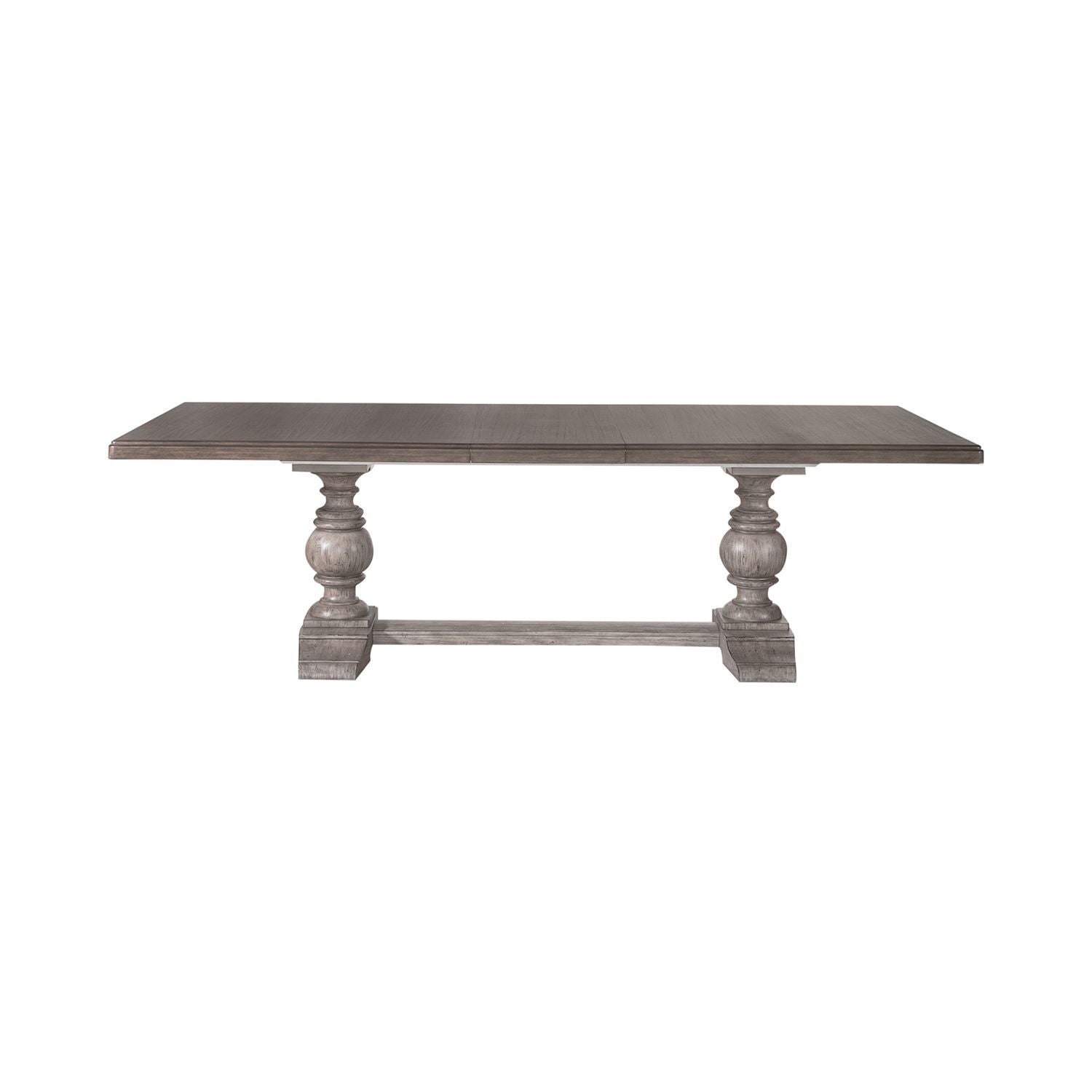 River Place - Trestle Table - Gray - Hornell Furniture Outlet