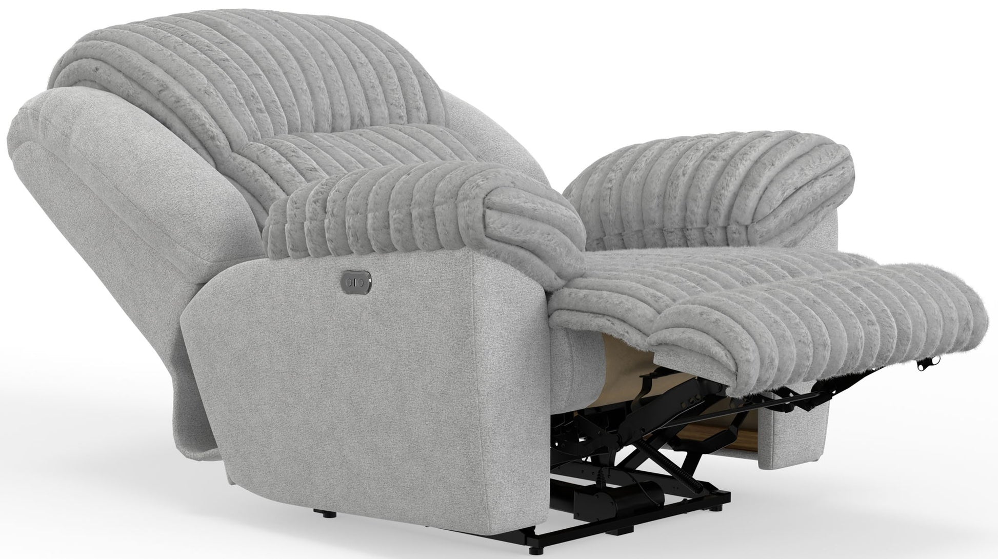 Shaggy - Power Lay Flat Recliner With Zero Gravity - Hornell Furniture Outlet