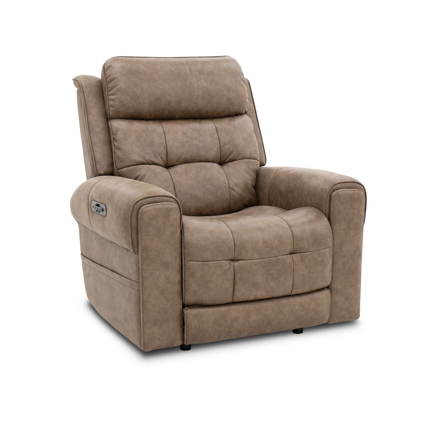 South Bend - Panel Back Side Chair (RTA) - Brown - Hornell Furniture Outlet