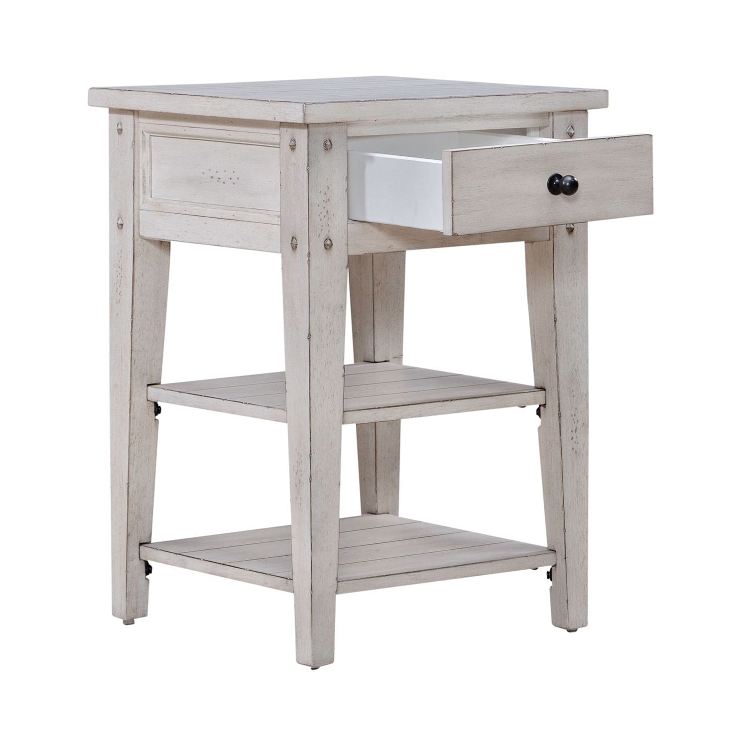 Lake House - Chair Side Table - Hornell Furniture Outlet