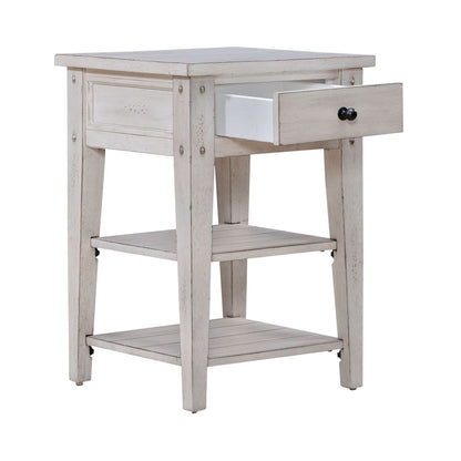 Lake House - Chair Side Table - Hornell Furniture Outlet