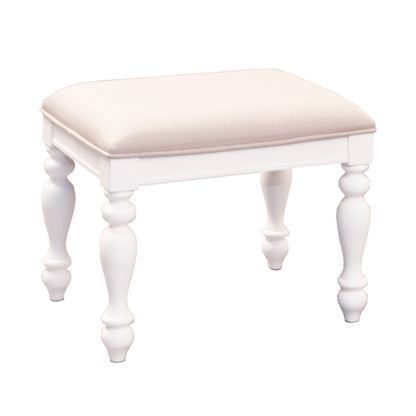Summer House - Vanity Stool - White - Hornell Furniture Outlet