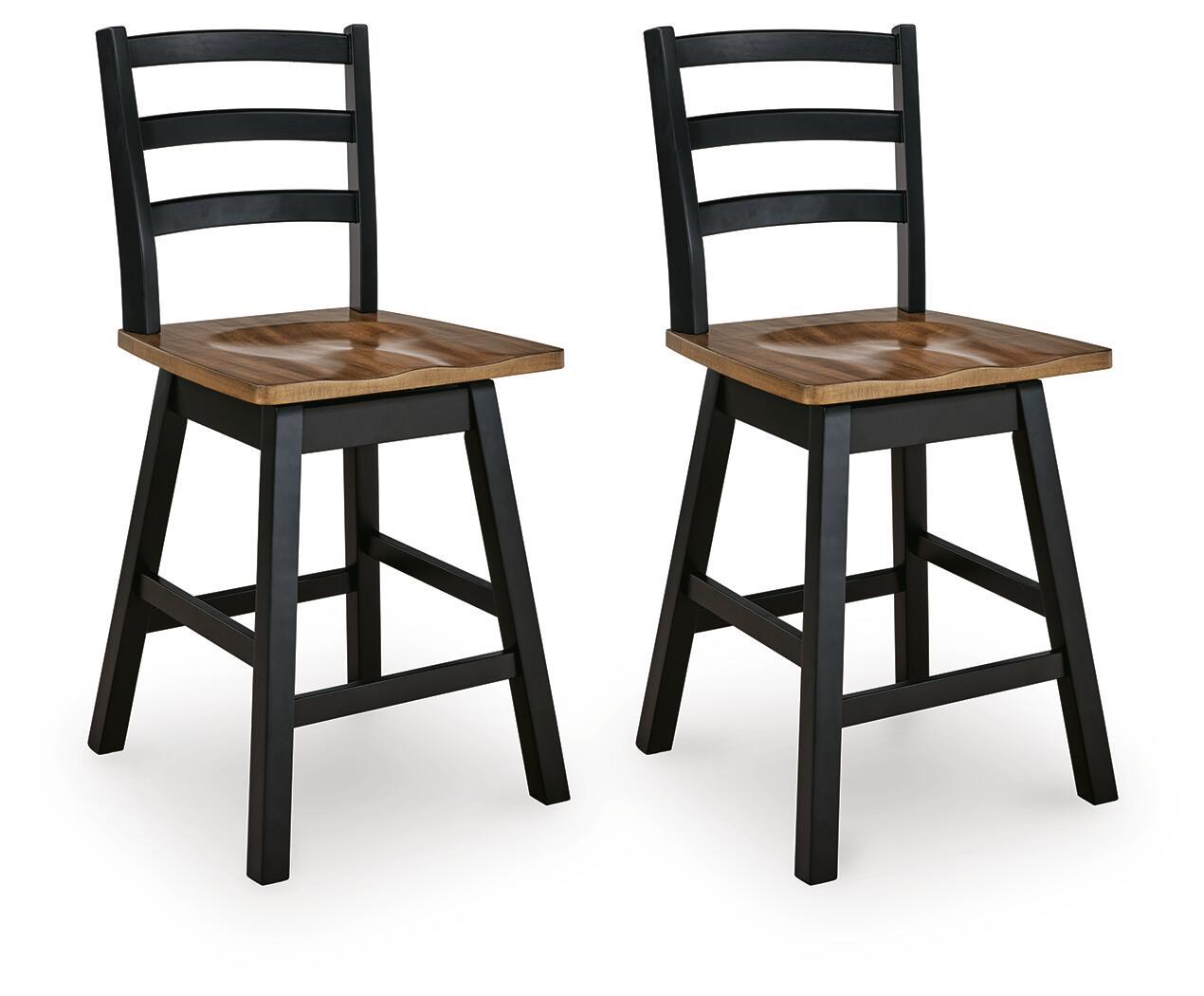 Wildenauer - Swivel Stool (Set of 2) - Hornell Furniture Outlet