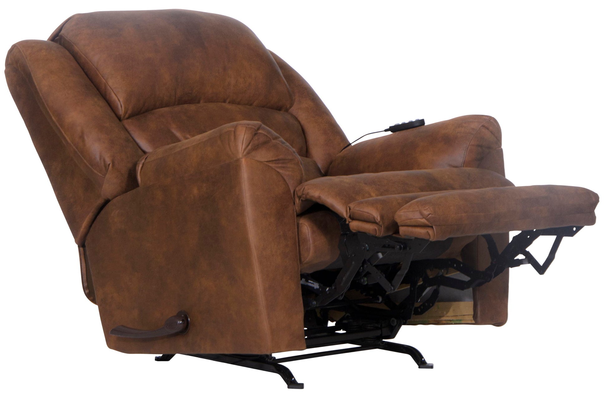 Hayden - Chaise Rocker Recliner With Heat / Massage & Oversize Xtra Comfort Footrest - Hornell Furniture Outlet