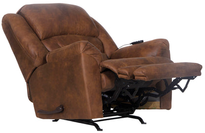 Hayden - Chaise Rocker Recliner With Heat / Massage & Oversize Xtra Comfort Footrest - Hornell Furniture Outlet