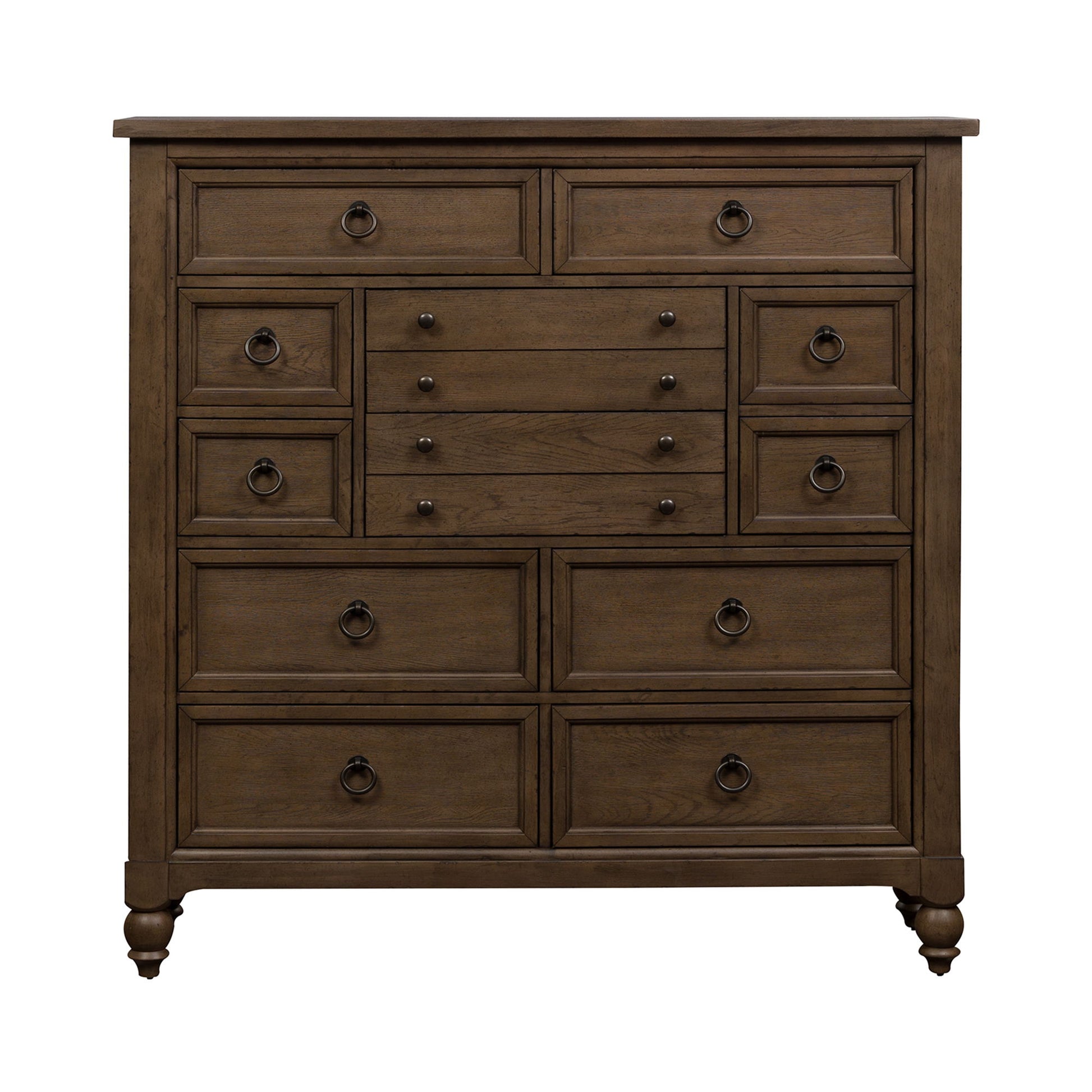 Americana Farmhouse - 12 Drawer Chesser - Hornell Furniture Outlet