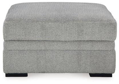 Casselbury - Cement - Ottoman With Storage - Hornell Furniture Outlet