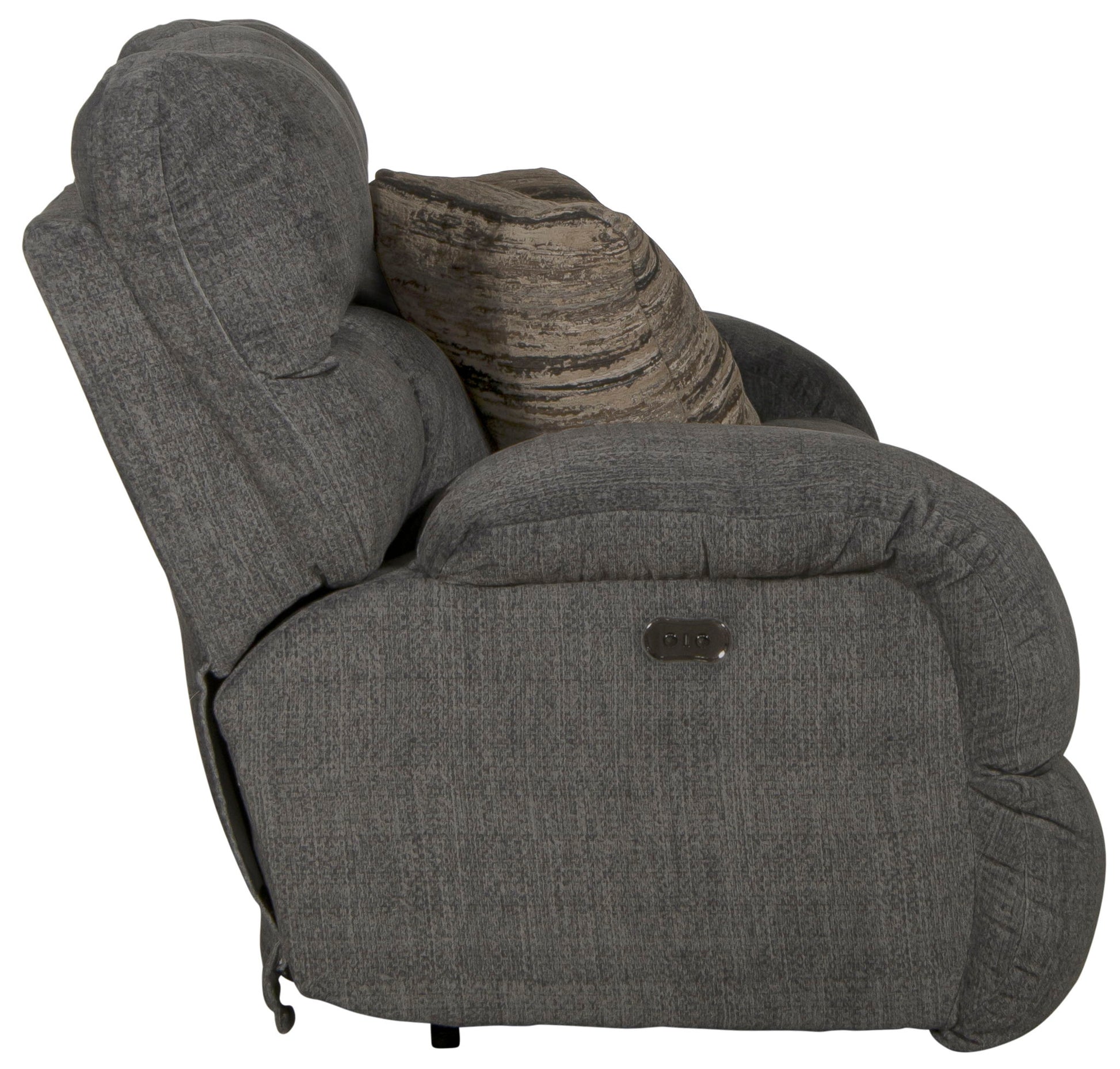 Ashland - Power Lay Flat Reclining Sofa - Hornell Furniture Outlet