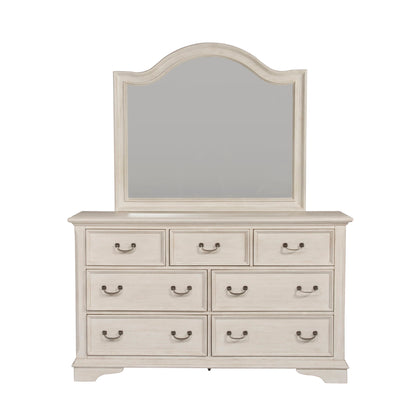 Bayside - 7 Drawer Dresser - White - Hornell Furniture Outlet