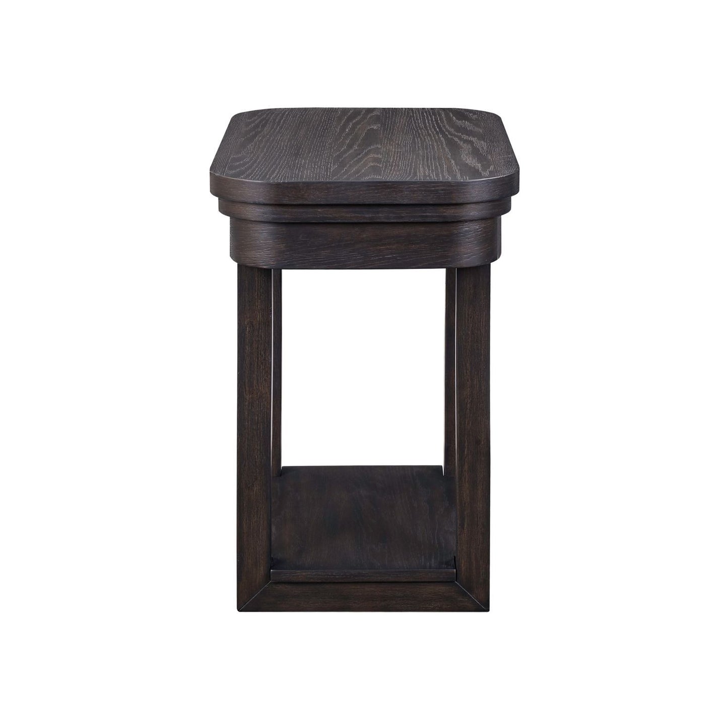 Weston - Chairside Table - Brown - Hornell Furniture Outlet