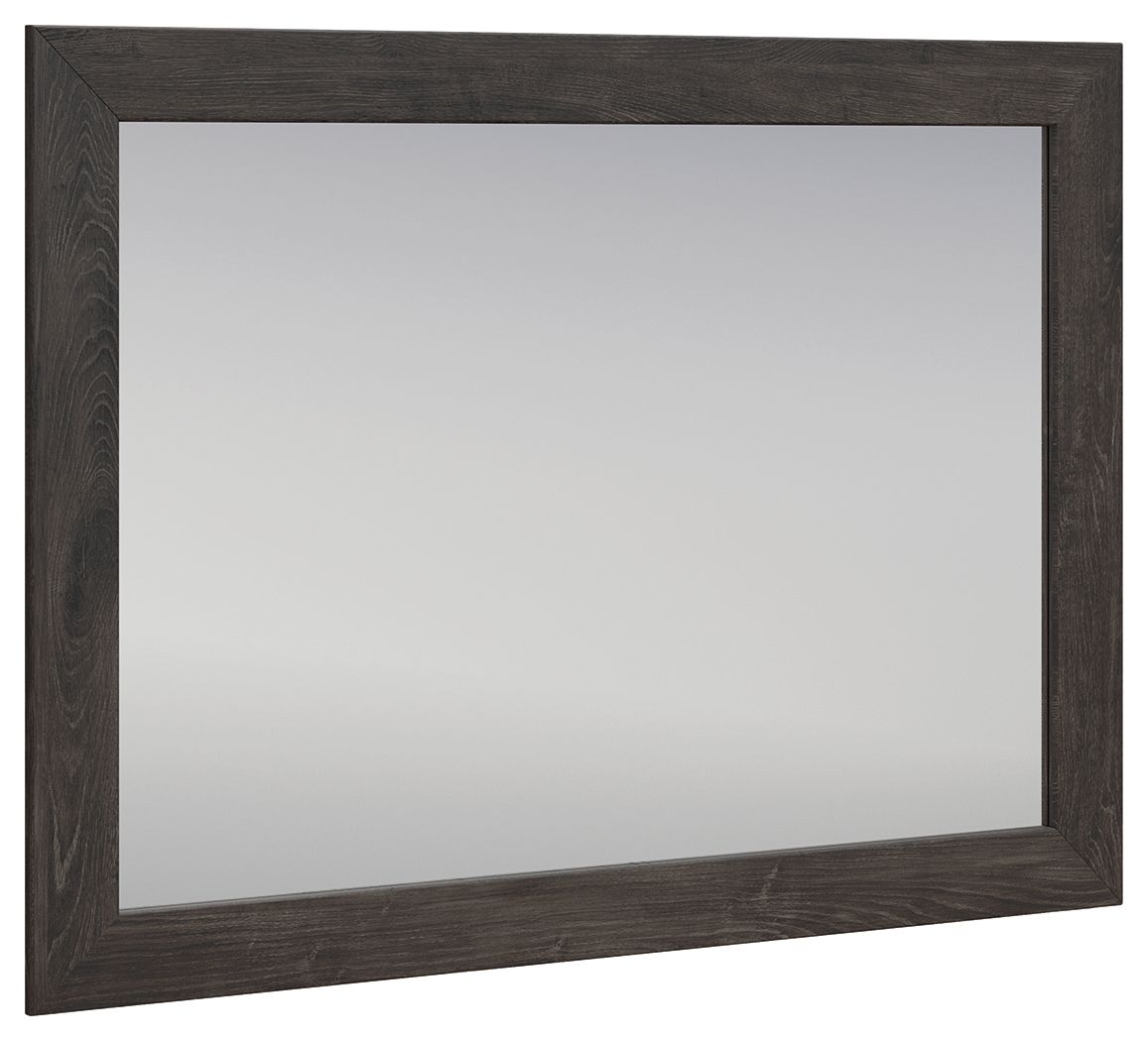 Fraluna - Charcoal - Bedroom Mirror - Hornell Furniture Outlet
