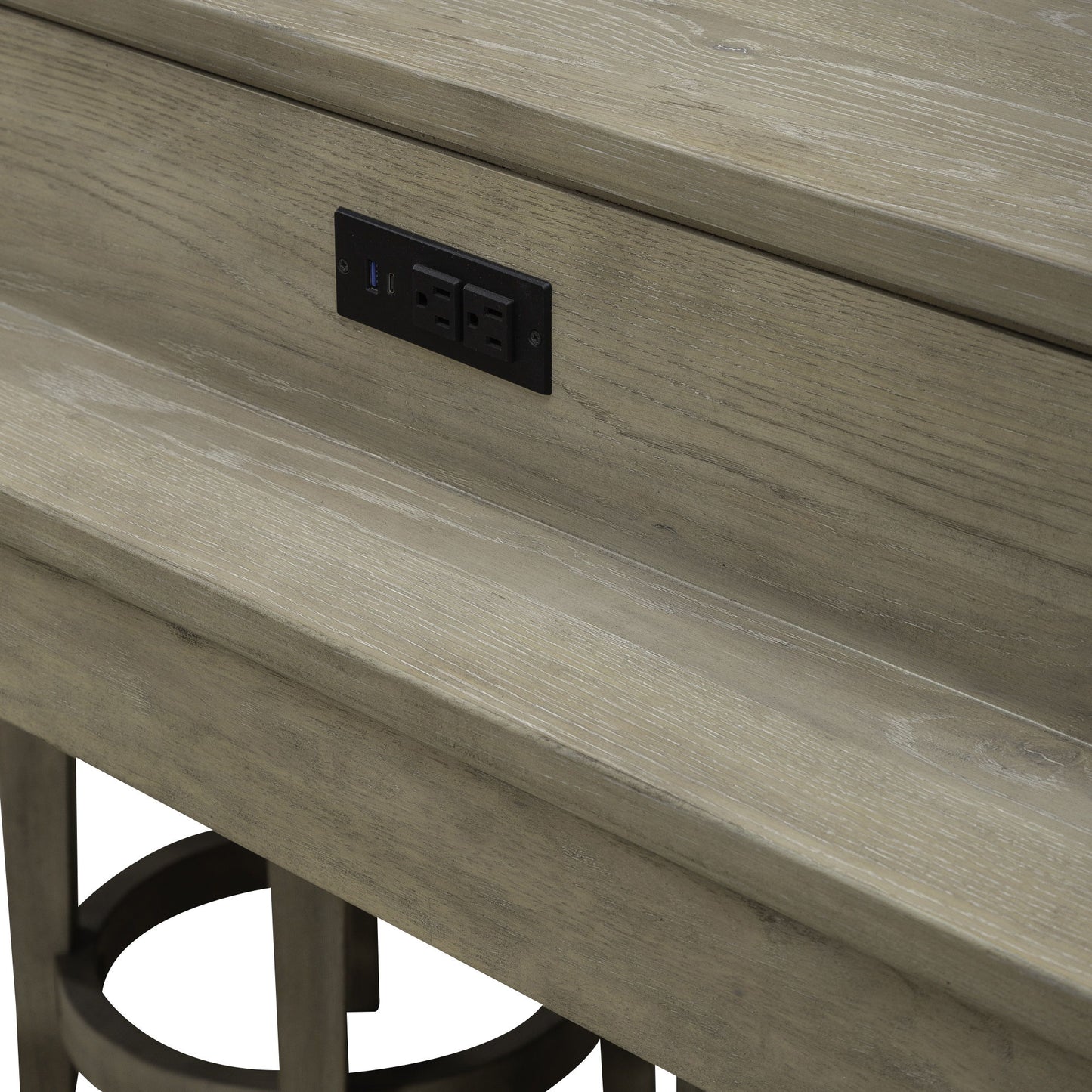 Brentwood - Console Bar Table - Sandstone - Hornell Furniture Outlet