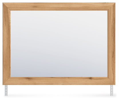 Aleaport - Warm Brown - Bedroom Mirror - Hornell Furniture Outlet