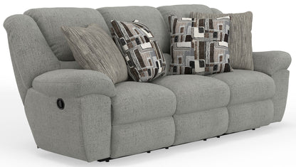 Trifecta - Sofa With 3 Recliners and Drop Down Table - Hornell Furniture Outlet