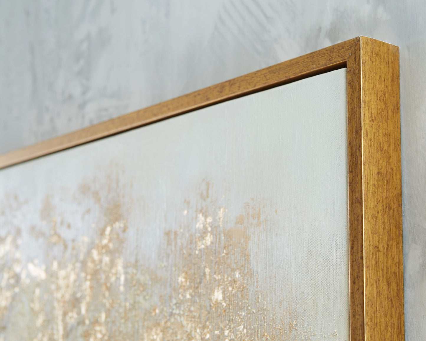 Dalewick - Brown / Gray / Gold Finish - Wall Art - Hornell Furniture Outlet
