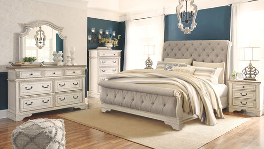 Realyn - Bedroom Sleigh Bed Set - Hornell Furniture Outlet