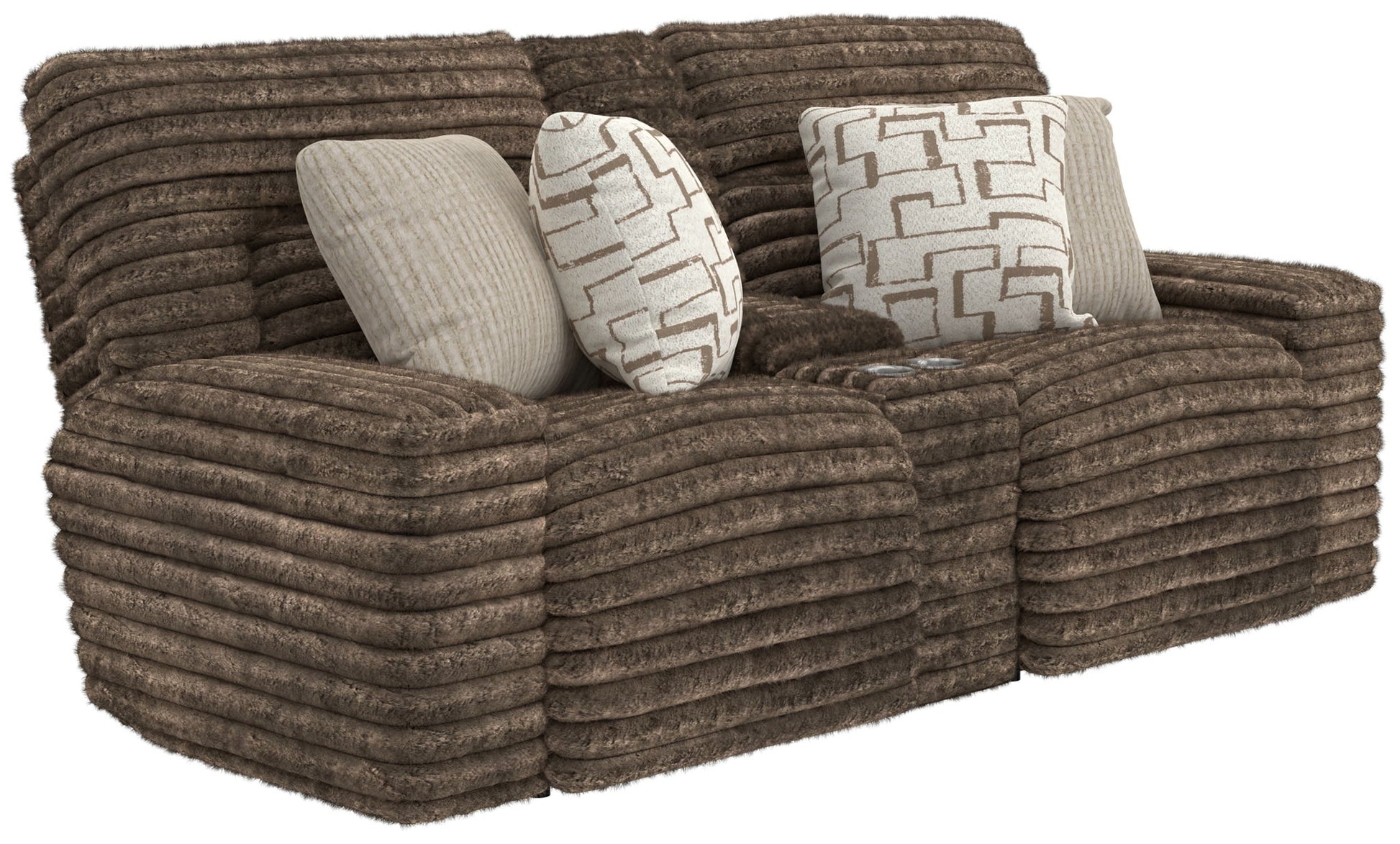 Lynx - Power Reclining Console Loveseat With Zero Gravity - Hornell Furniture Outlet