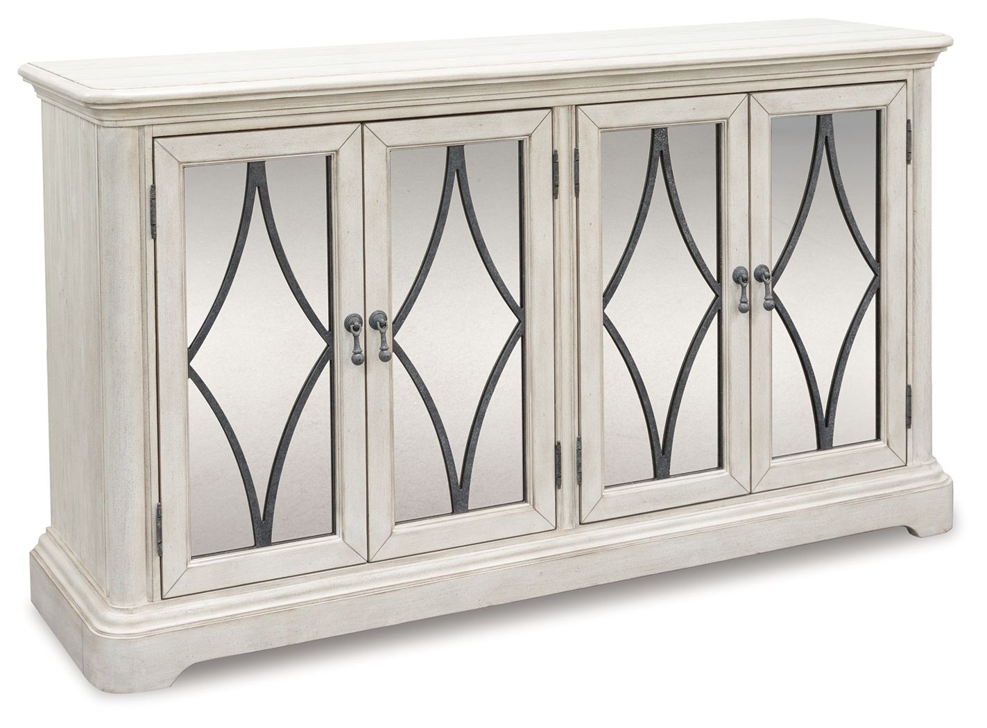 Arlendyne - Antique White - 11 Pc. - Dining Table, 8 Side Chairs, Server - Hornell Furniture Outlet