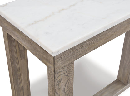 Loyaska - Brown / Ivory - Sofa Table - Hornell Furniture Outlet