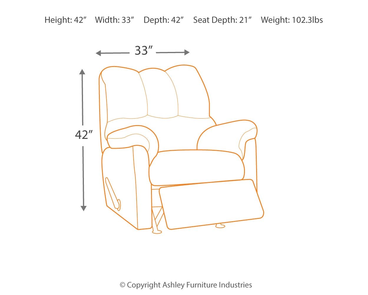Darcy - Rocker Recliner - Hornell Furniture Outlet