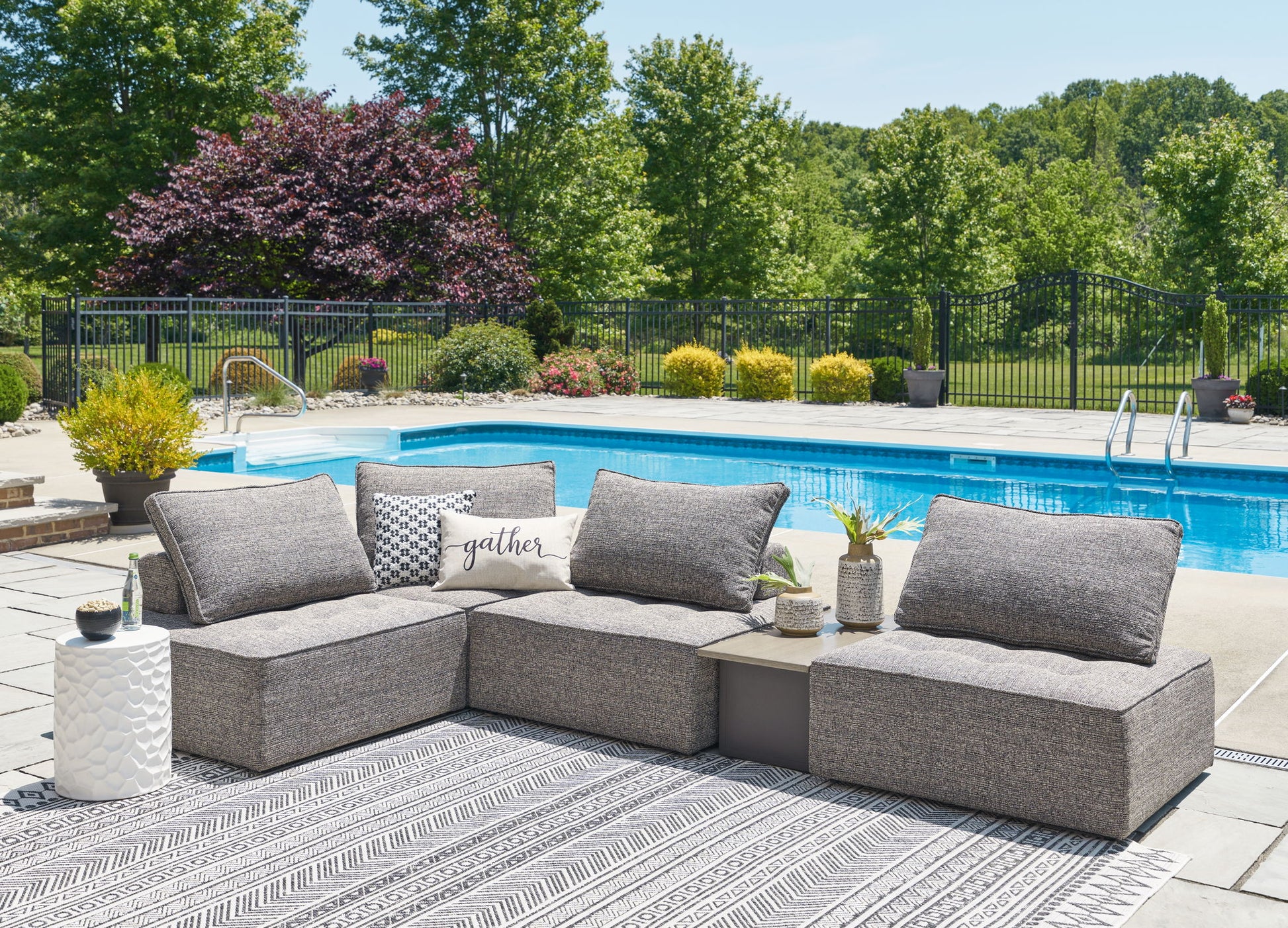 Bree Zee - Outdoor Sectional - Hornell Furniture Outlet