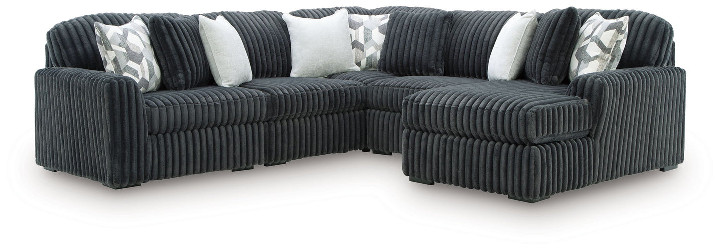 Midnight - Madness - Sectional - Hornell Furniture Outlet