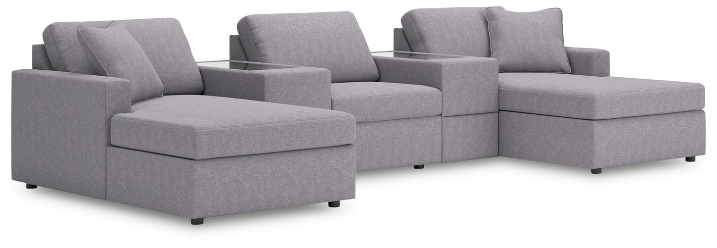 Modmax - Granite - Sectional - Hornell Furniture Outlet