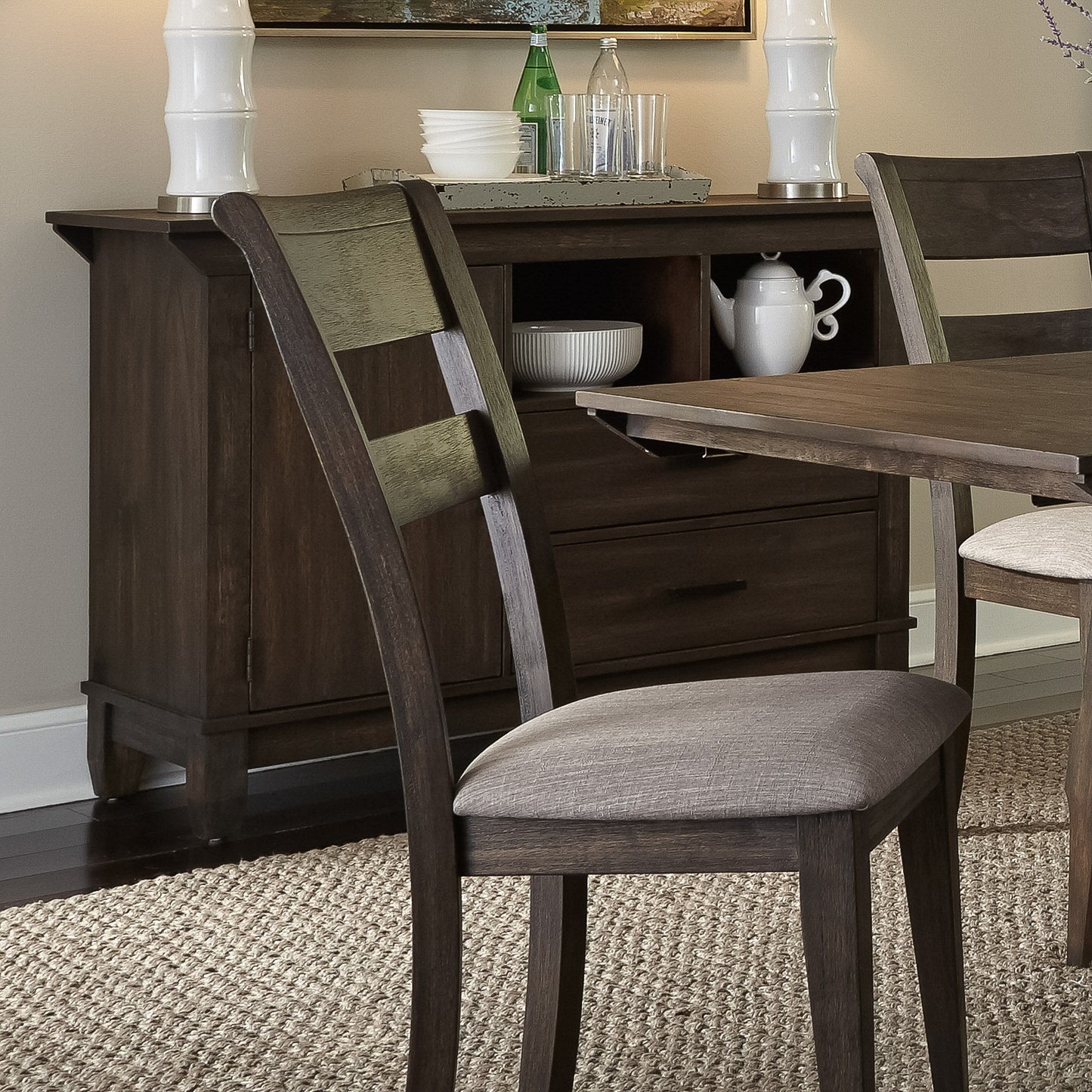 Double Bridge - Sideboard - Dark Brown - Hornell Furniture Outlet
