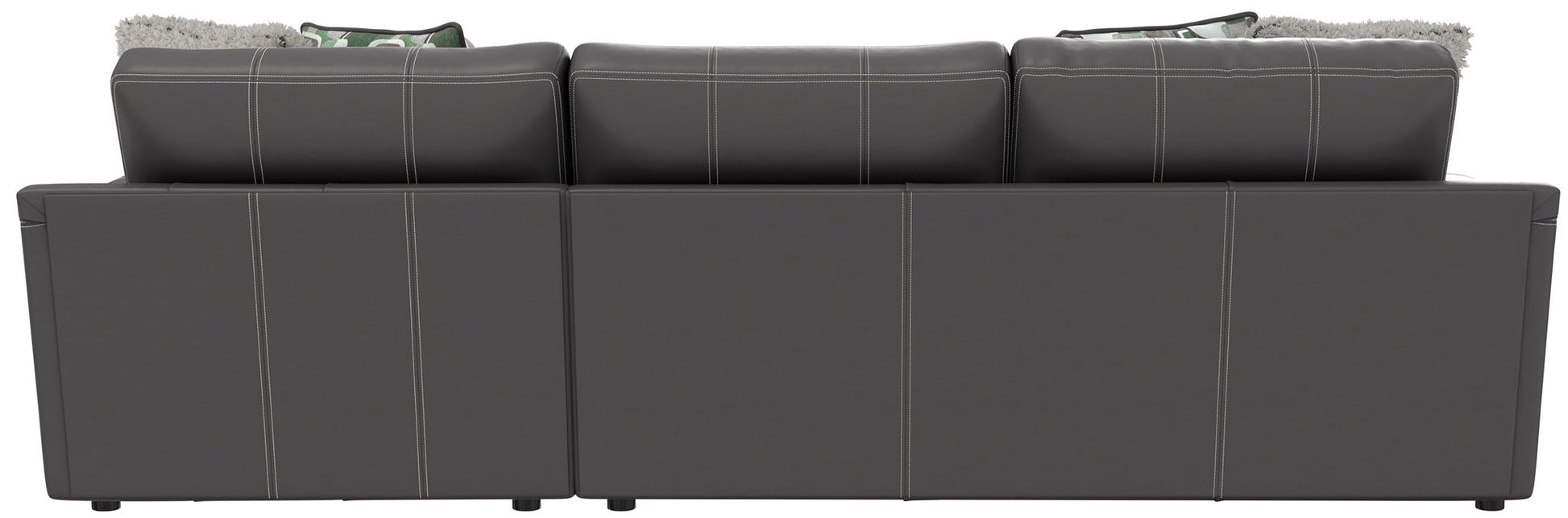 Minori - Italian Leather Sofa / Chaise And Cocktail Ottoman - Hornell Furniture Outlet