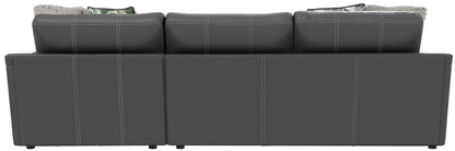 Minori - Italian Leather Sofa / Chaise And Cocktail Ottoman - Hornell Furniture Outlet