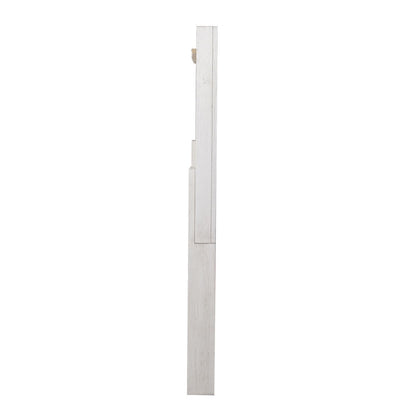 Mirage - King Travertine Panel Headboard - White - Hornell Furniture Outlet