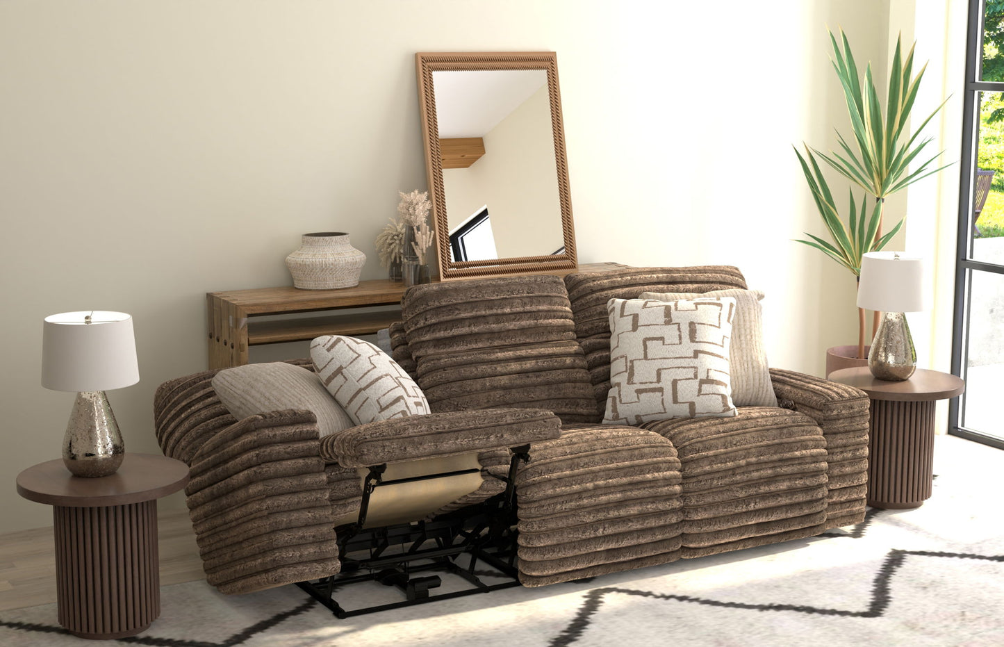 Lynx - Power Reclining Sofa With Zero Gravity - Hornell Furniture Outlet