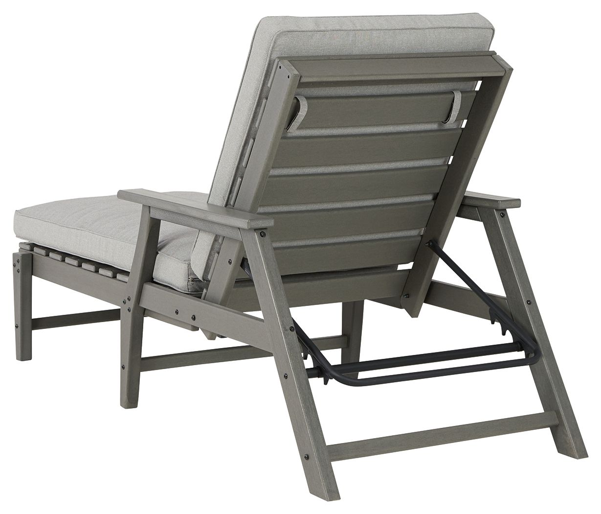 Visola - Gray - Chaise Lounge with Cushion - Hornell Furniture Outlet