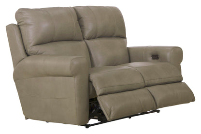 Torretta - Power Lay Flat Reclining Loveseat - Hornell Furniture Outlet